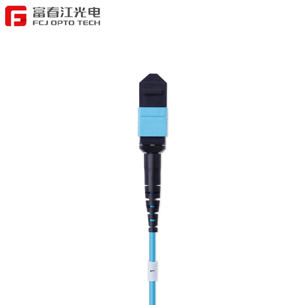 Optic Fiber Patch Cord mm 50/125um Trunk Cable Polarity a MPO/Mpt MPO (Male) -MP (Male) Fiber Optic Jumper