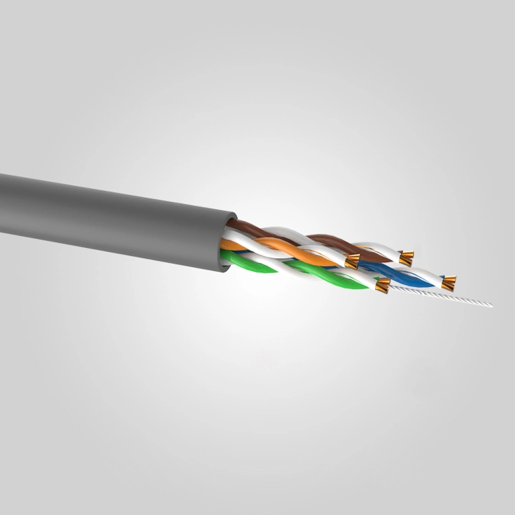 Indoor Cat5e Cable UTP Shielded Twisted Pair Ethernet LAN Network SFTP FTP UTP Shielded Cable with Copper Wire Conductor