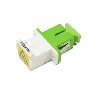 Acoplador de brida FTTH Sm Obturador automático Sc/APC Adaptador de fibra óptica